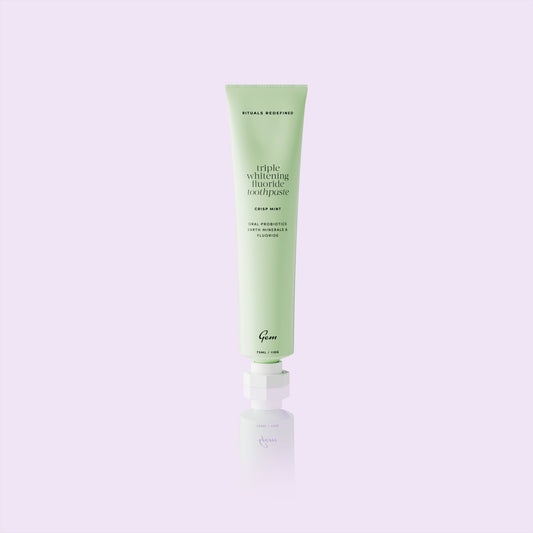 Gem Triple Whitening Toothpaste Fluoride Mint 100g