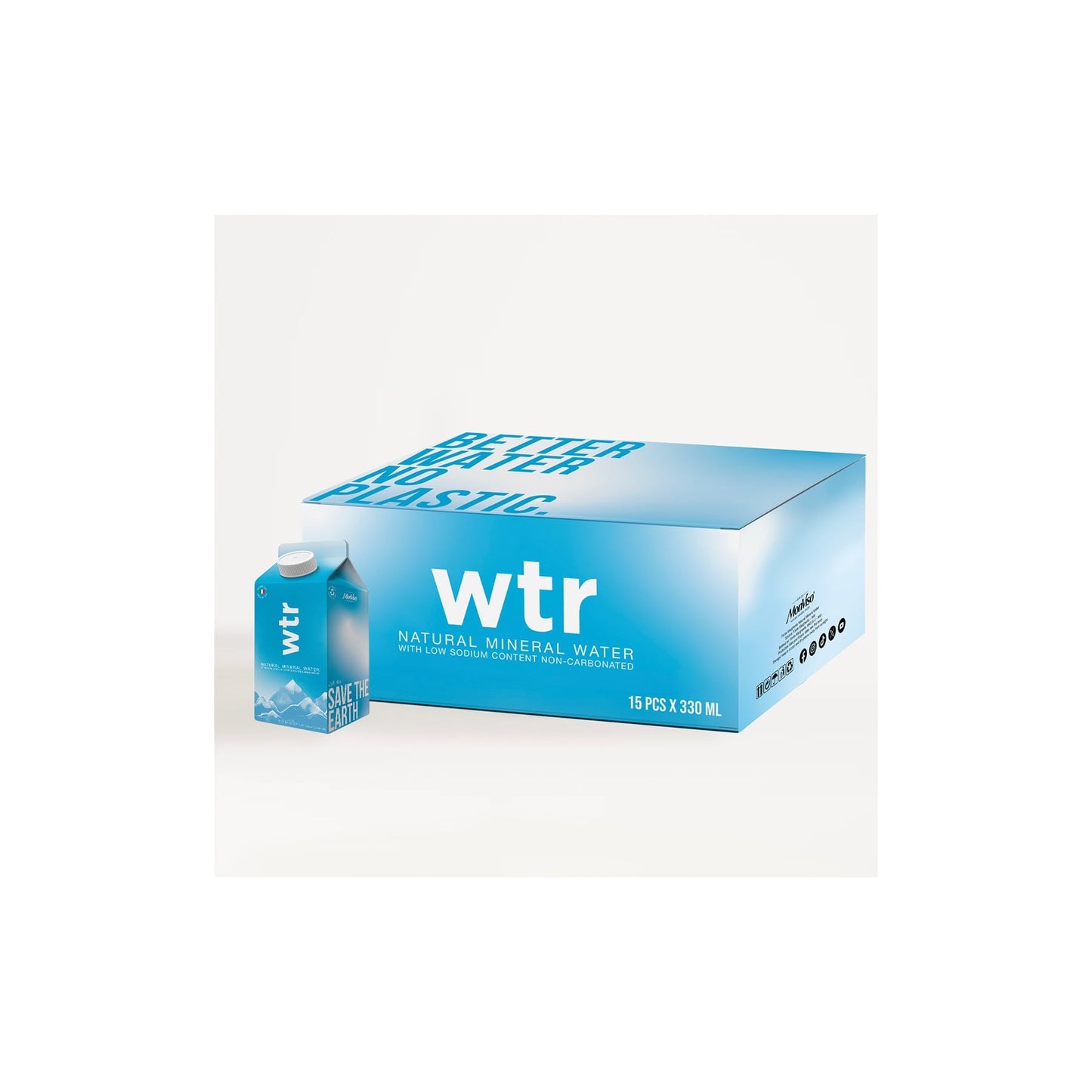 WTR Boost Natural Spring Water - Tetra Pack