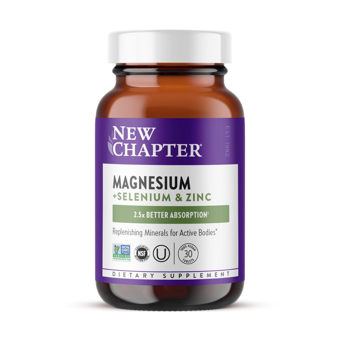 New Chapter Magnesium + Selenium + Zinc Tab 30s