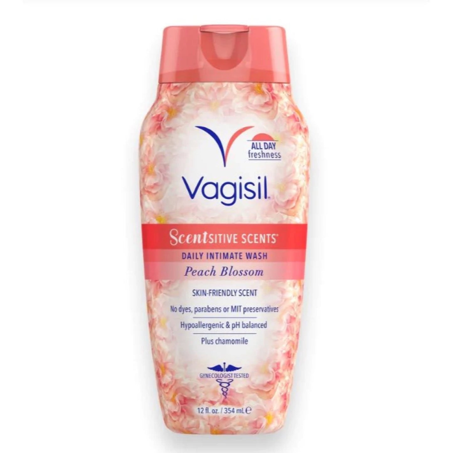 Vagisil Scentsitive Scents Daily Intimate Wash Peach Blossom, 354ml