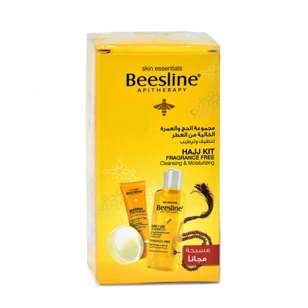 Beesline Hajj and Umrah Set Fragrance-free Cleansing and Moisturizing - 3 Pieces