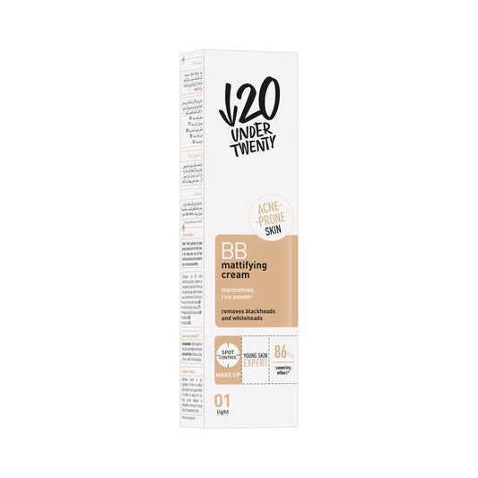 Under Twenty Anti Acne Mattifying Bb Cream 01