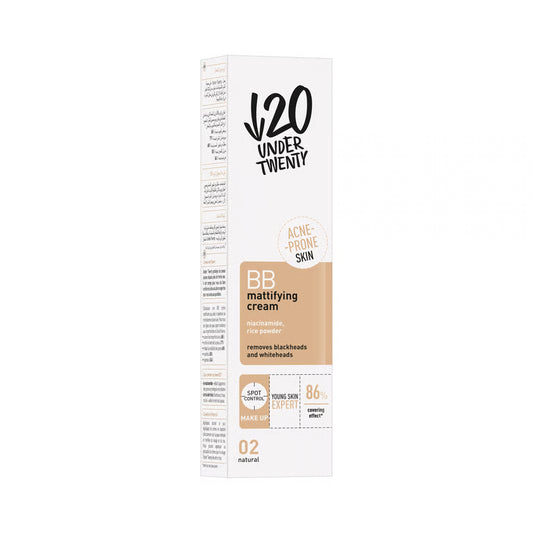 Under Twenty Anti Acne Mattifying Bb Cream 02