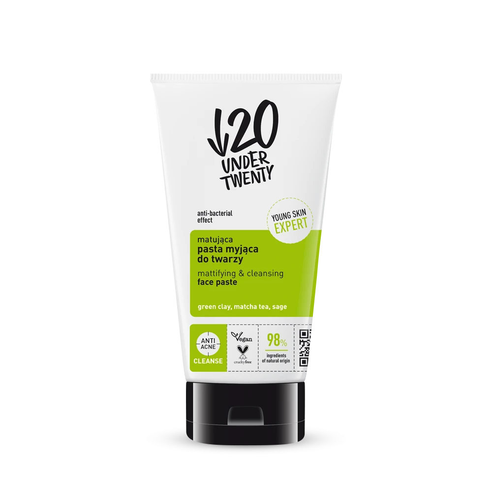 Under Twenty Mattifying Facial Cleansing Paste 150 Ml