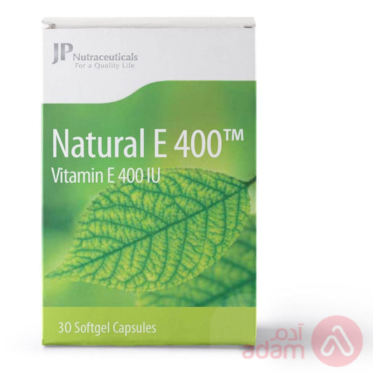 Jp Vitamins Natural E 400 Iu | 30capsule