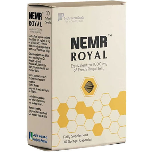 Jp Vitamins Nemr Royal Jelly 1000 Mg 30 Capsules