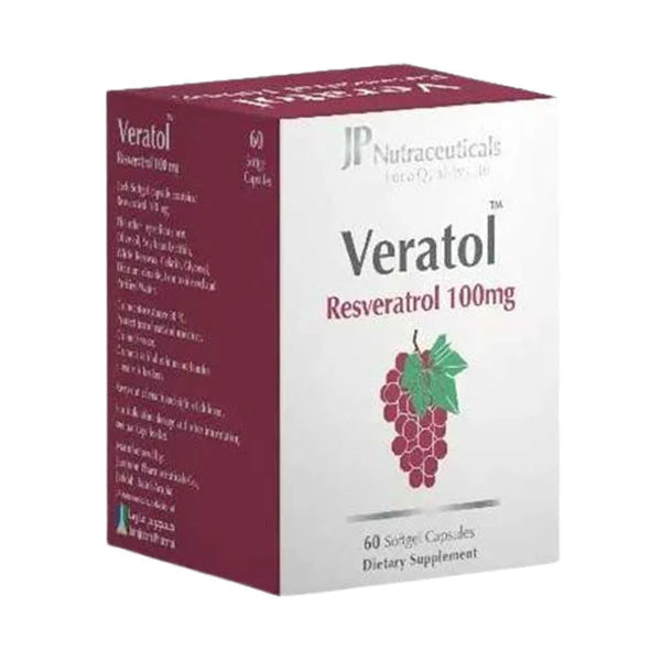 Jp Veratol Vitamin and Dietary Supplement 100 Mg 60 Capsules