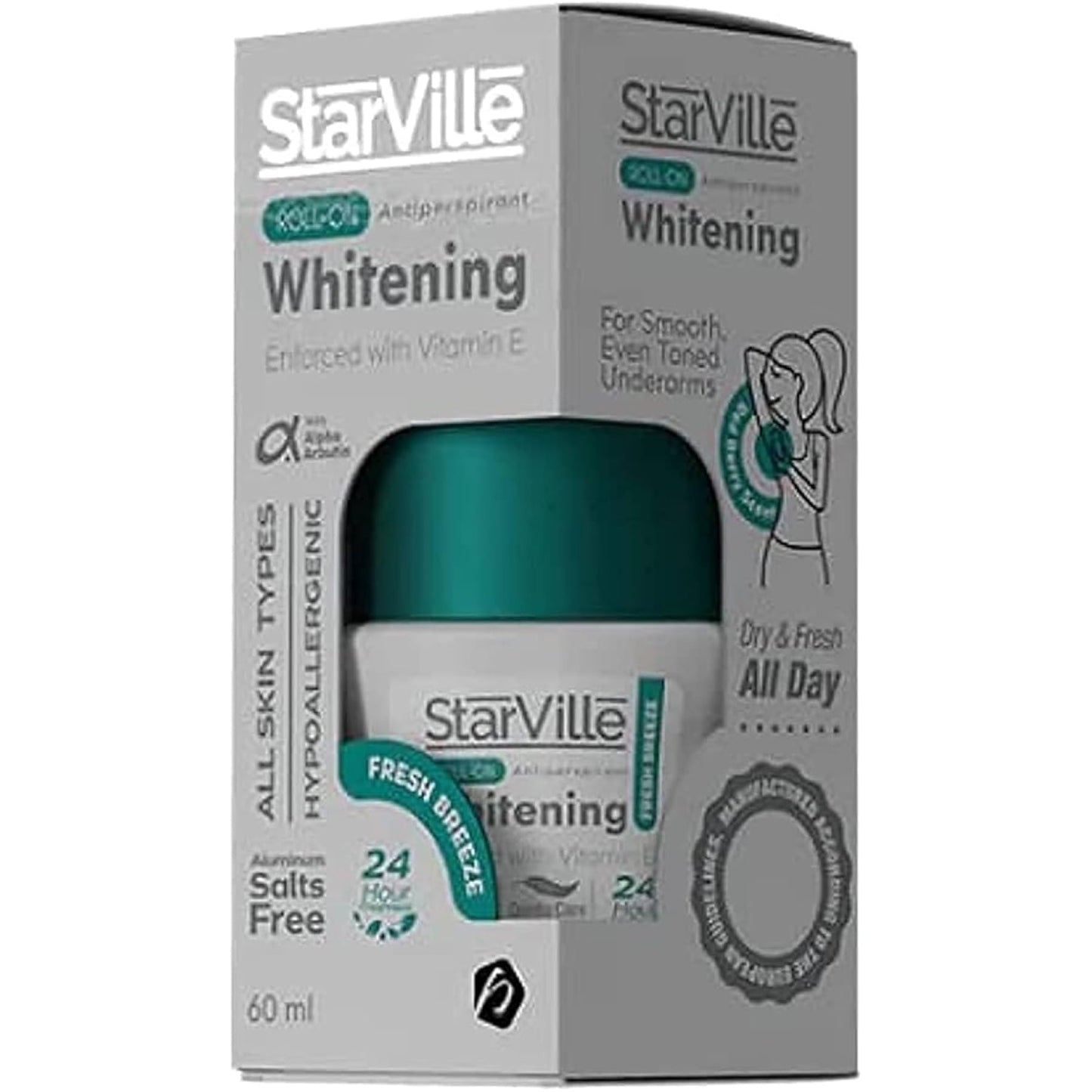 Starville Whitening Roll on Fresh Breeze 60 Ml