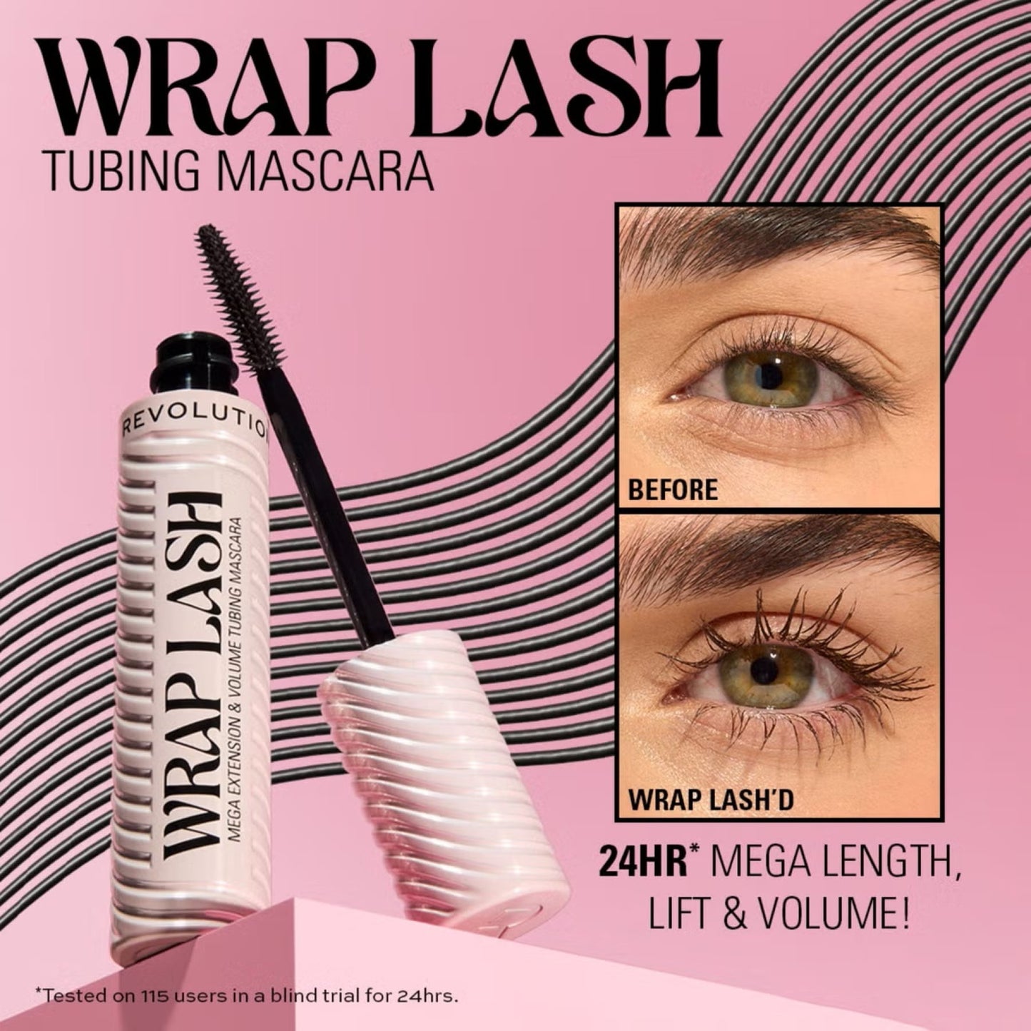 ماسكارا Revolution Wrap Lash - أسود