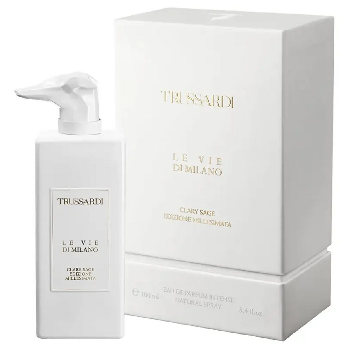 Trussardi Le Vie Di Milano Clary Sage Edizione Millesimata Eau De Parfum Intense 100ml