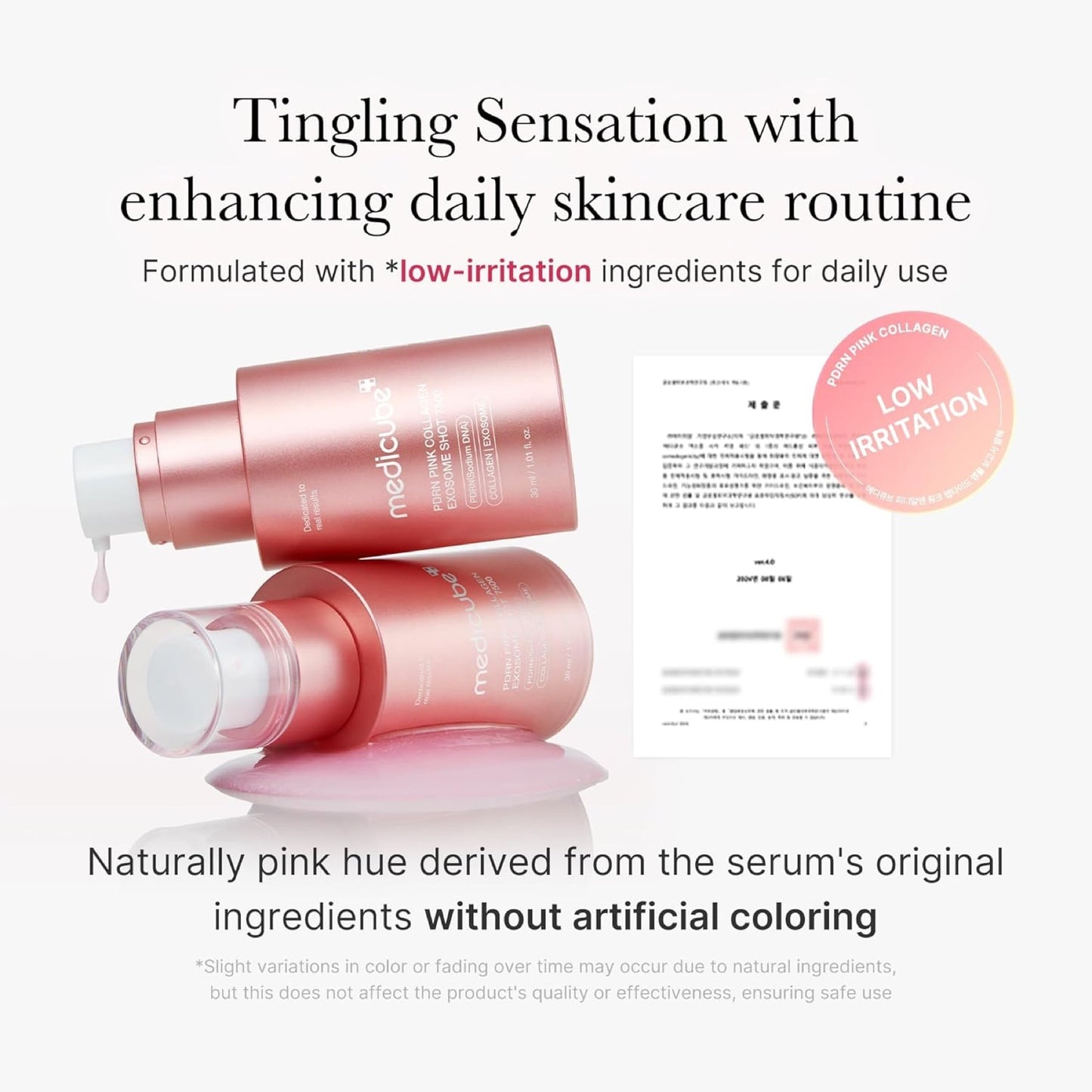 Medicube PDRN Pink Collagen Exosome Shot Serum 7500 PPM