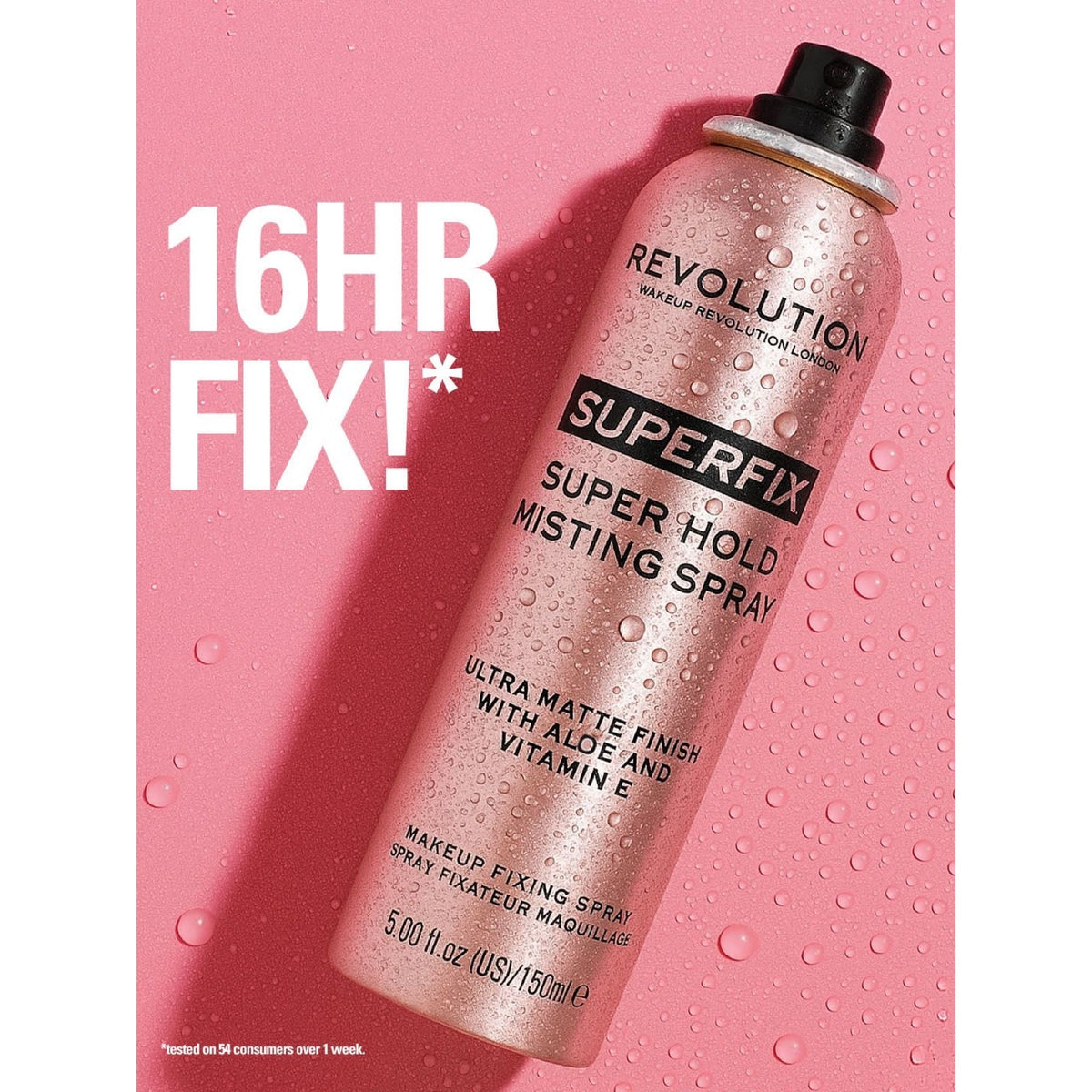 Revolution Superfix Super Hold Ultra Matte Fixing Mist – 16h Longwear