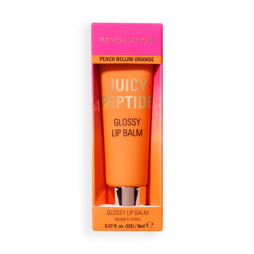 Revolution Lip Gloss Balm Juicy Peptide - Peach Bellini Orange