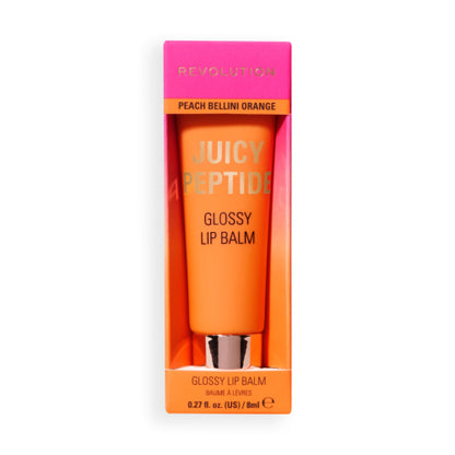 Revolution Lip Gloss Balm Juicy Peptide - Peach Bellini Orange