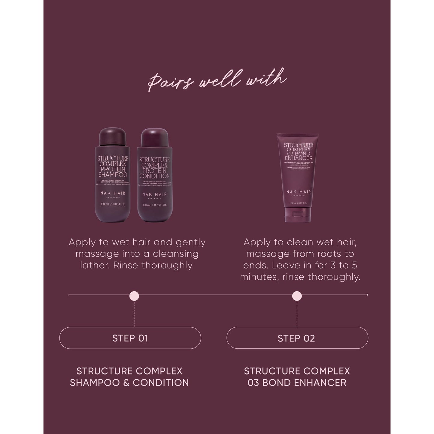 Nak Hair Signature Structure Condition 350ml