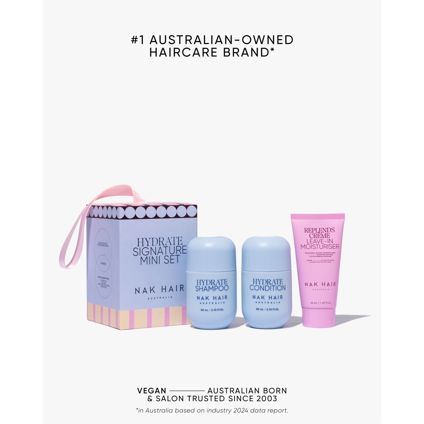 Nak Hair Signature Holiday Hydrate Travel Trio 2025