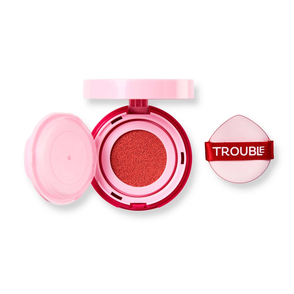 Trouble Maker Press Play Cushion Blush