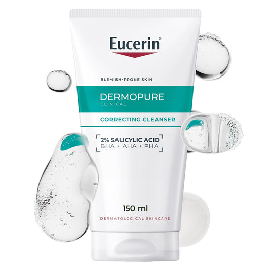 Eucerin Dermopure Clinical Purifying Cleansing Gel for Blemishes & Acne-prone Skin, 200ml