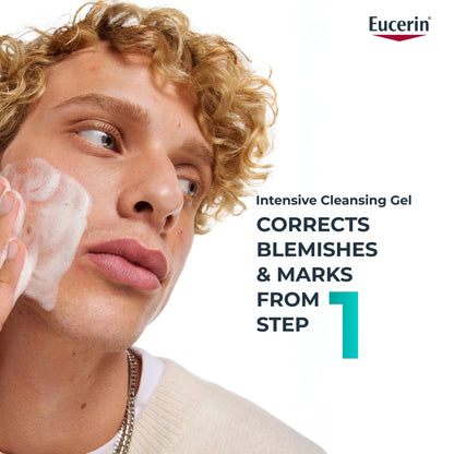 جل التنظيف المنقي Eucerin Dermopure Clinical للبشرة المعرضة للشوائب وحب الشباب، 200 مل