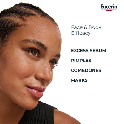 جل التنظيف المنقي Eucerin Dermopure Clinical للبشرة المعرضة للشوائب وحب الشباب، 200 مل