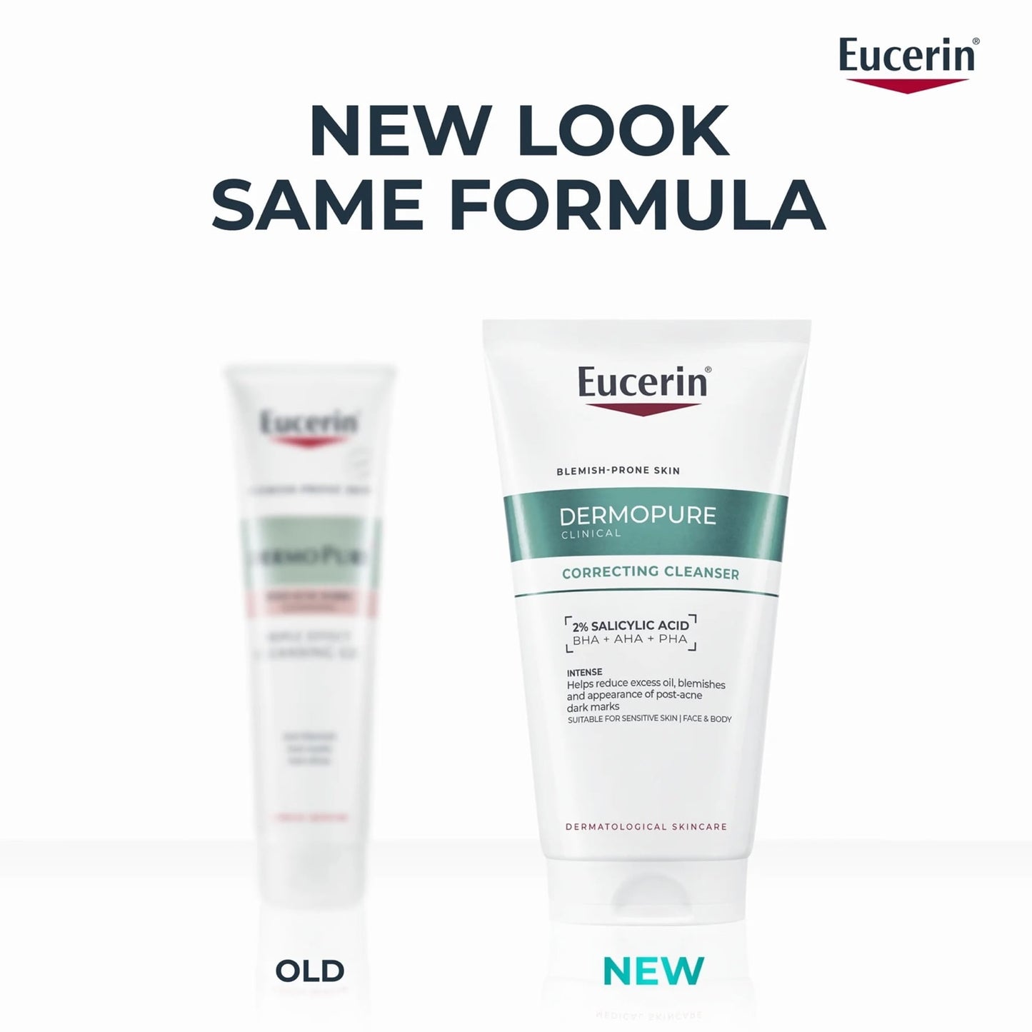 جل التنظيف المنقي Eucerin Dermopure Clinical للبشرة المعرضة للشوائب وحب الشباب، 200 مل