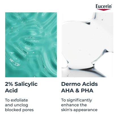 جل التنظيف المنقي Eucerin Dermopure Clinical للبشرة المعرضة للشوائب وحب الشباب، 200 مل