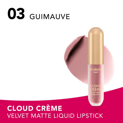 Bourjois Cloud Crème Velvet Matte Liquid Lipstick 3ml
