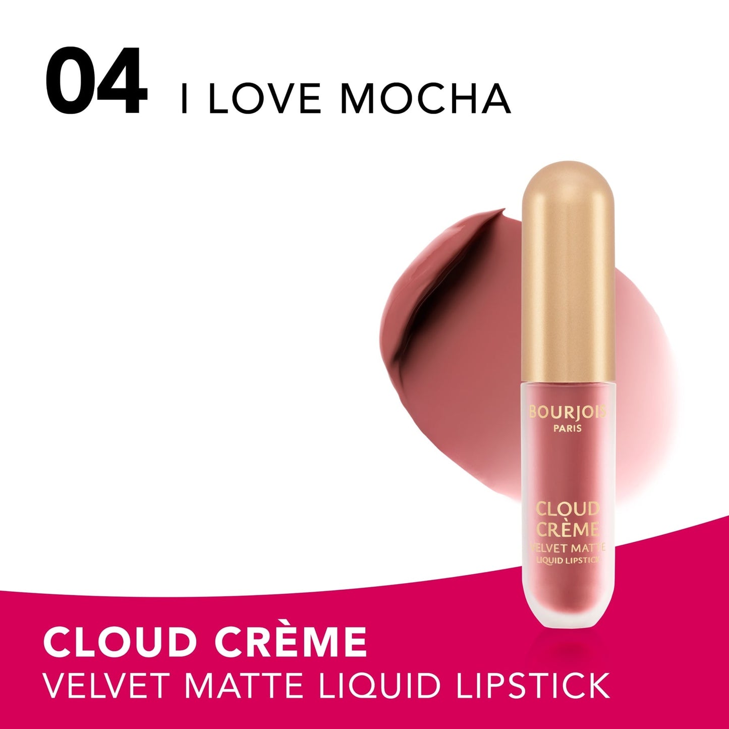 Bourjois Cloud Crème Velvet Matte Liquid Lipstick 3ml
