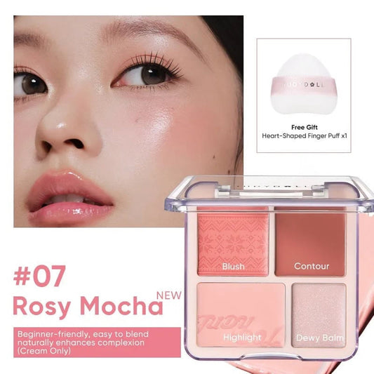 Judydoll Blush & Highlight Palette 07