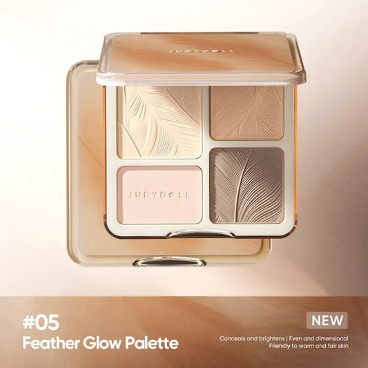 Judydoll 2 in 1 Highlighter Contour Palette 05