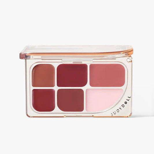 Judydoll 6 Color Multi-use Lip Palette 01