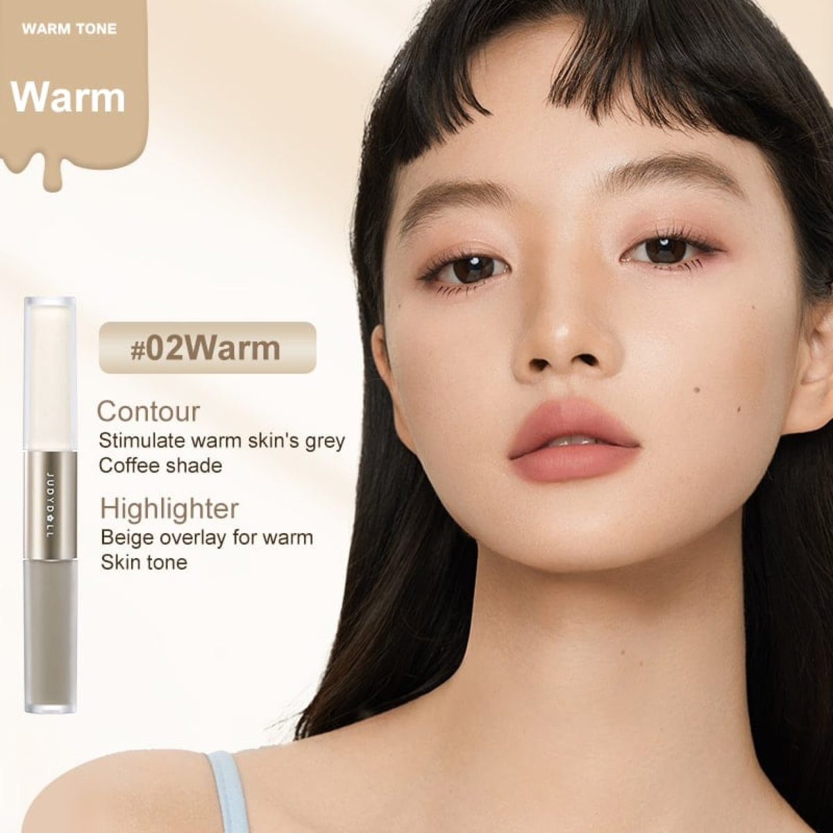 Judydoll Highlighter & Contour Duo 02