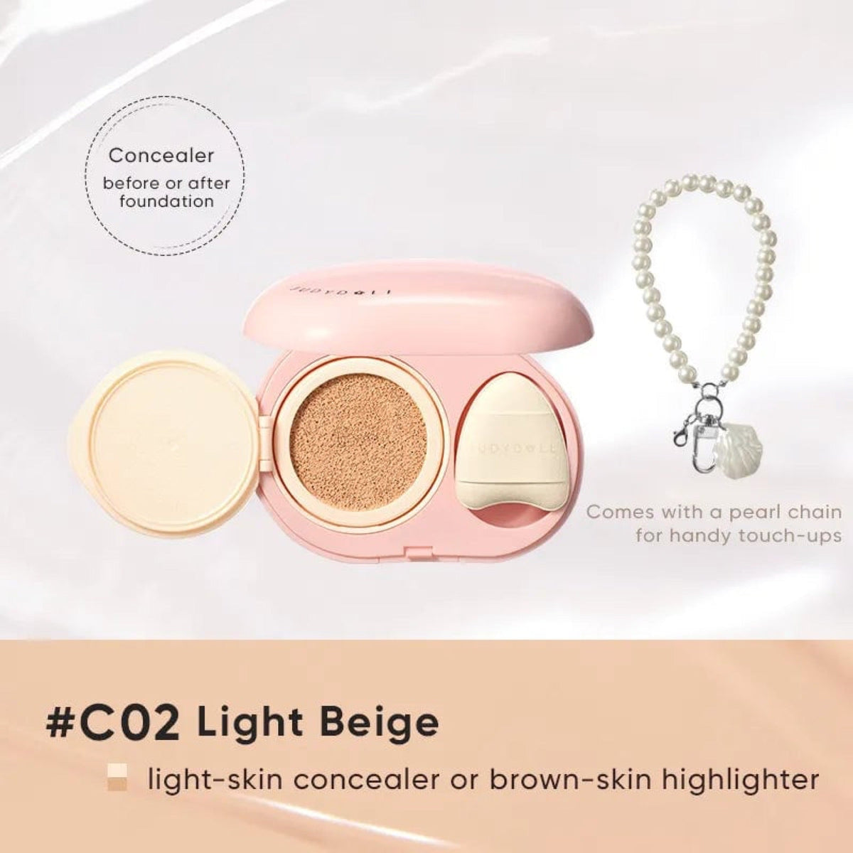 Judydoll Little Pearl Highlighting Concealer Cushion