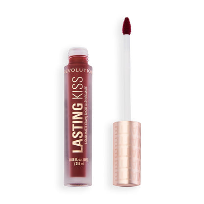 Makeup Revolution Lasting Kiss Liquid Lipstick – Long-Lasting Matte