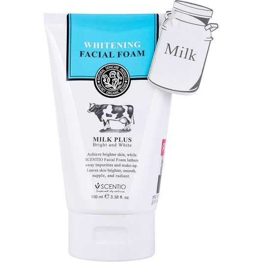 Scentio Beauty Buffet Milk Plus Bright & White Whitening Facial Foam - 100ml