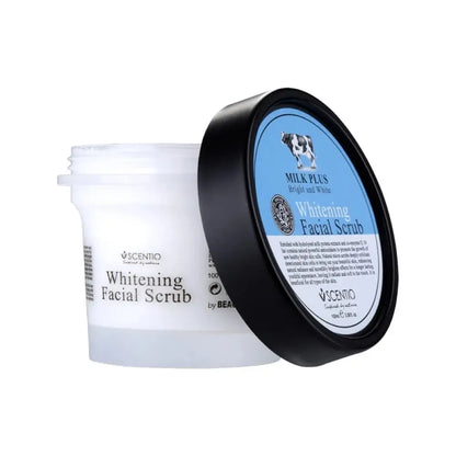 Scentio Milk Plus Organic Whitening Facial Scrub, 100ml