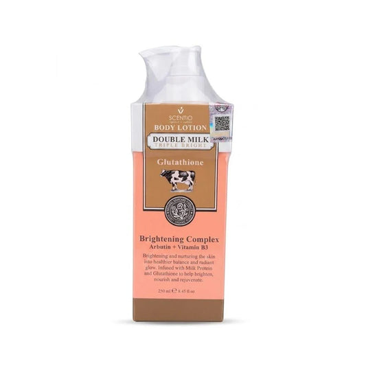 Scentio Triple Brightening Body Lotion With Double Milk - 250ml