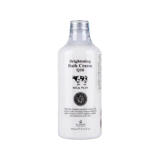 Scentio Q10 Skin Lightening Shower Cream Milk Plus - 450ml