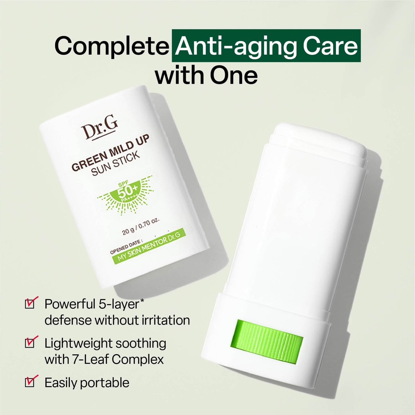 Dr.G Green Mild Sun Stick 50+ 20g