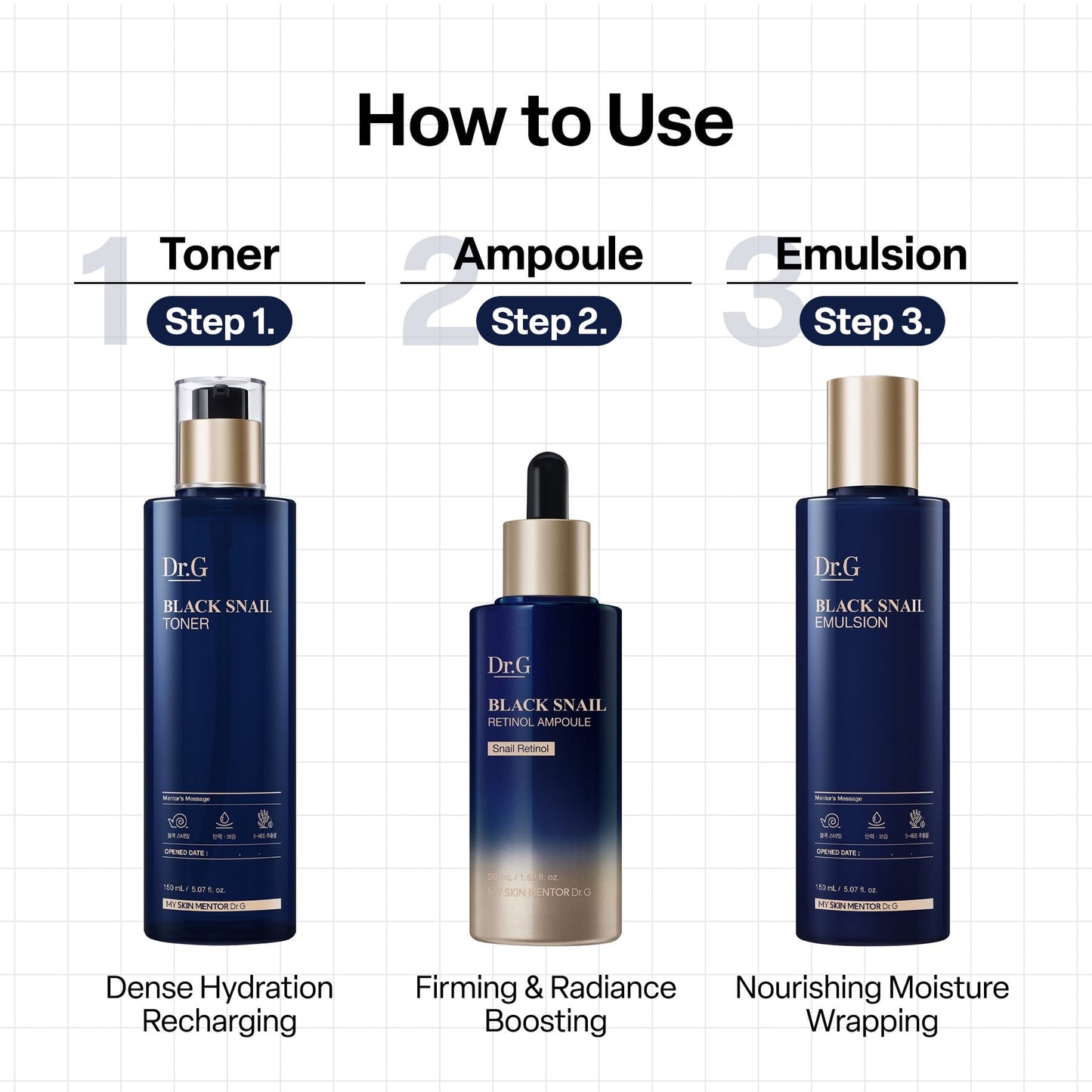 Dr.G Black Snail Toner150ml