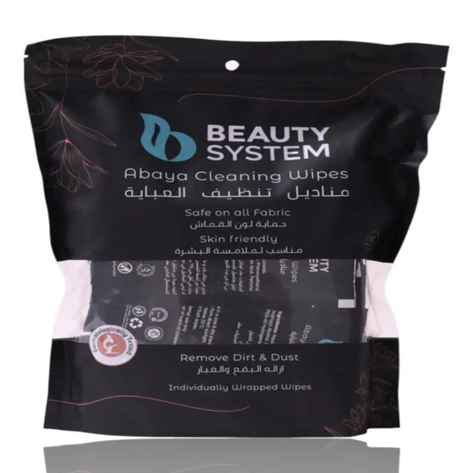 Beauty System Abaya Cleaning Wipes – 25 Pieces