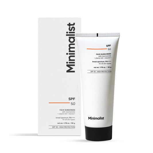Minimalist SPF 50 Face Sunscreen