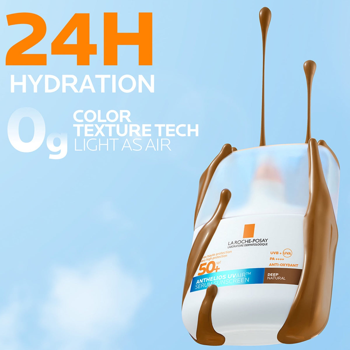 La Roche-posay Anthelios Uvair Daily Spf50+ Dark Complexion 50ml