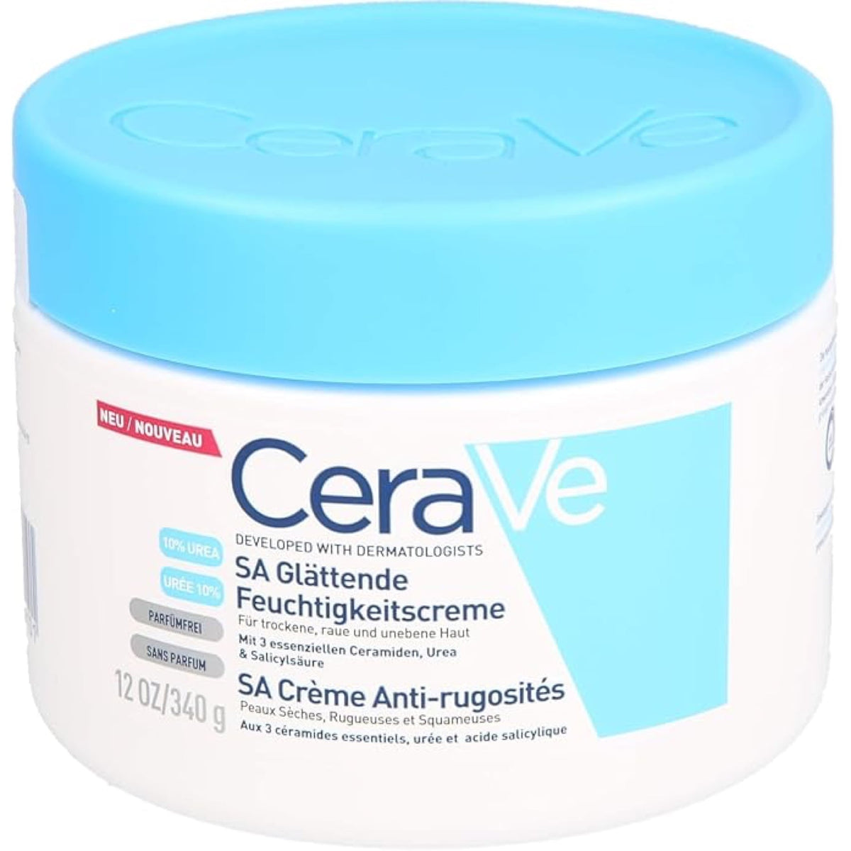 Cerave Sa Smoothing Cream With Salicylic Acid for Dry, Rough & Bumpy Skin 340g