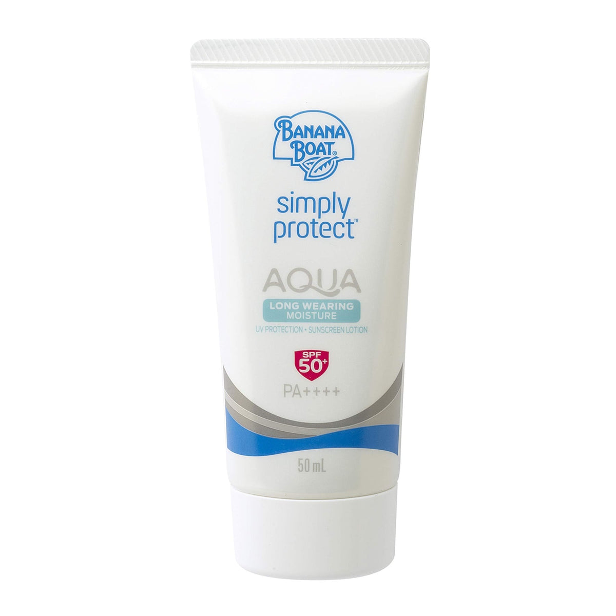 Banana Boat Simply Protect Aqua Long Wearing Sunscreen Lotion Spf50+ Pa++++, 50ml