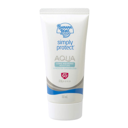 Banana Boat Simply Protect Aqua Long Wearing Sunscreen Lotion Spf50+ Pa++++, 50ml