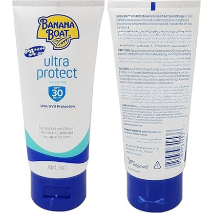 Banana Boat Ultra Protect Sunscreen Lotion Spf30, 90ml