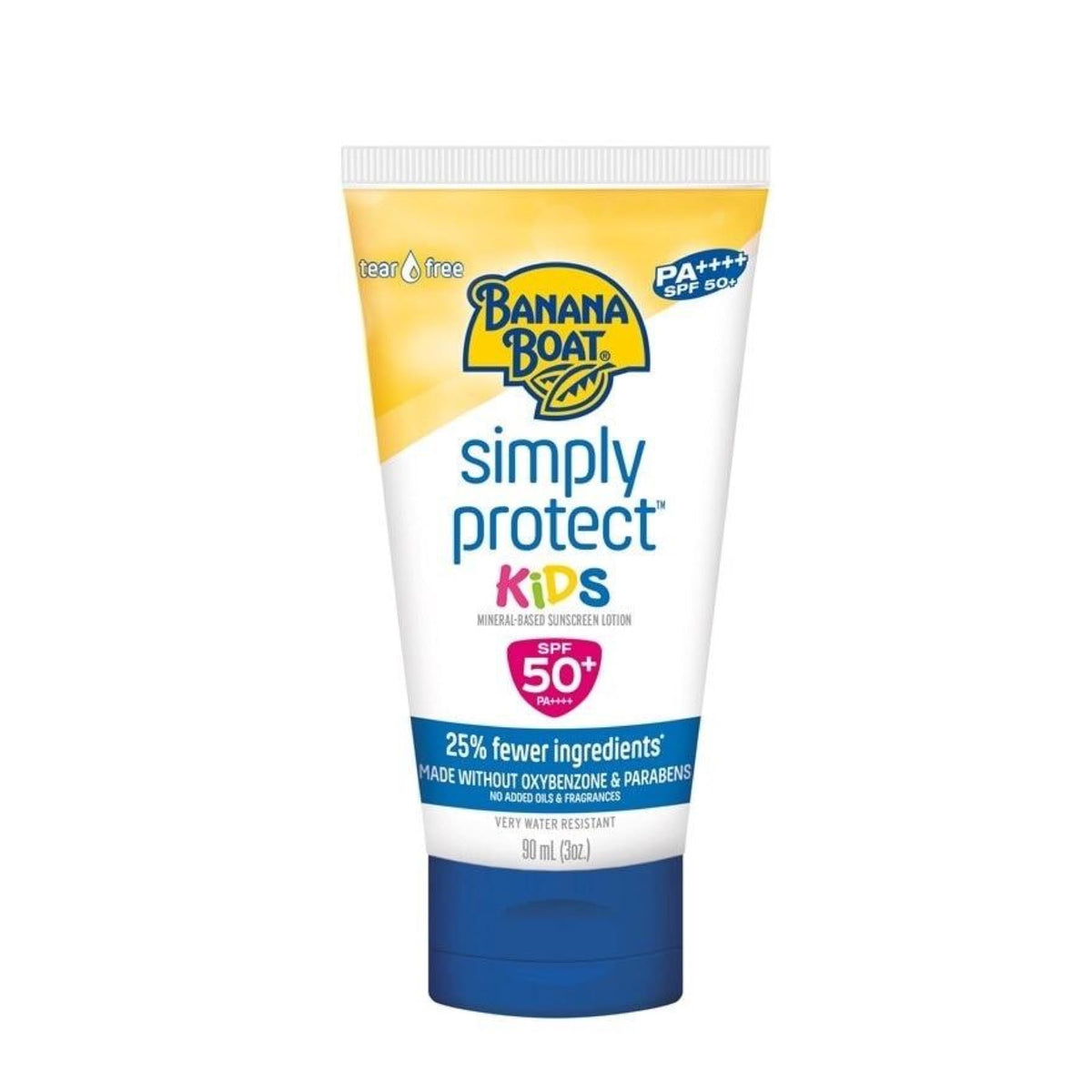 Banana Boat Simply Protect Kids Sunscreen Lotion Spf50, 90ml
