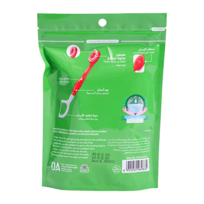 Beauty System 5-in-1 Mini Travel Toothbrush Watermelon 10pcs