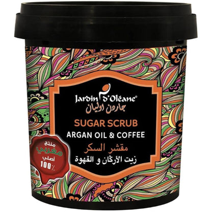 Jardin D'oleane Sugar Scrub Argan Oil & Coffee 600g